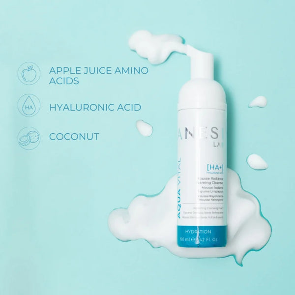 Anesilab Radiance Foaming Cleanser tegen Doffe Huid | SKINSOS