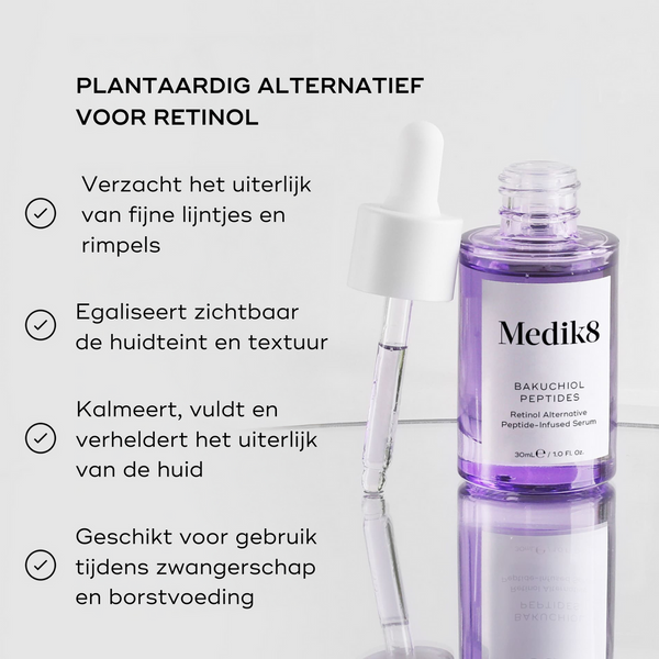 Medik8 Bakuchiol Peptides | Plantaardig Retinol Alternatief