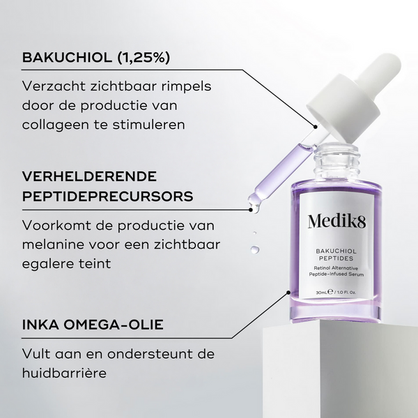 Medik8 Bakuchiol Peptides | Plantaardig Retinol Alternatief