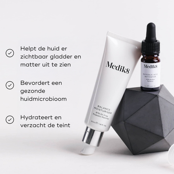 Medik8 Balance Moisturiser & Glycolic Acid Activator