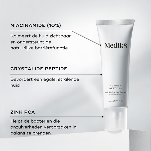 Medik8 Clarity Peptides | Niacinamide Serum voor Egale Huid