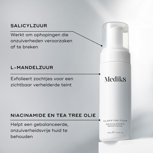 Medik8 Clarifying Foam | Reiniger voor Acne Gevoelige Huid