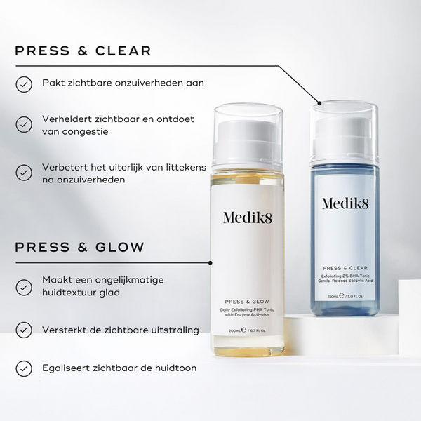 Medik8 Press & Clear | Milde Salicylzuur Toner tegen Onzuiverheden