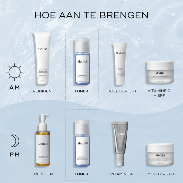 Medik8 Press & Clear | Milde Salicylzuur Toner tegen Onzuiverheden